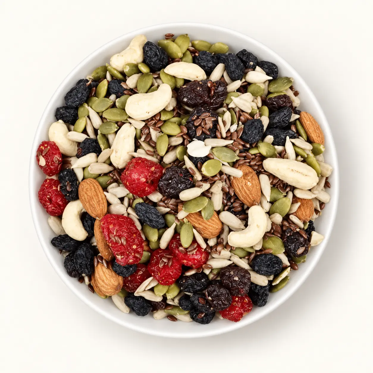 Dry fruit, nut and seed mix